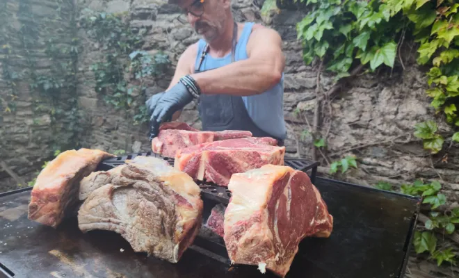 Le plaisir de travailler des produits nobles issus d éleveurs locaux 👍
